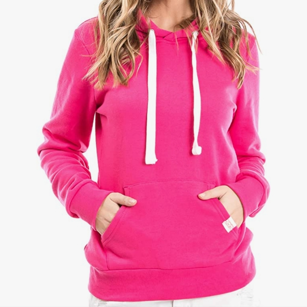Hot pink sweatshirt